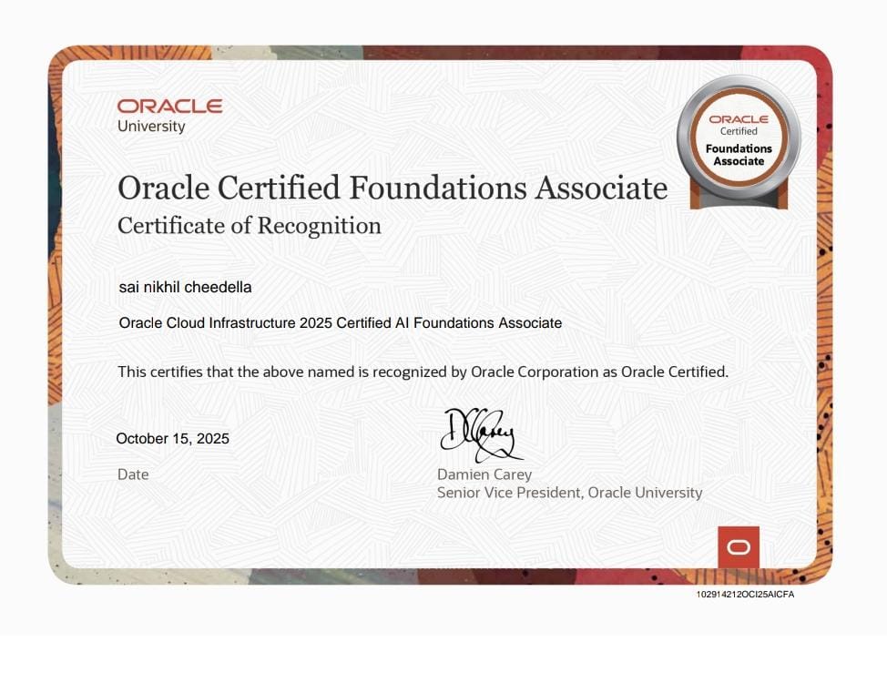 Oracle Certification